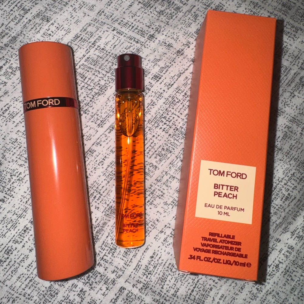Tom Ford Bitter Peach Perfume with Orange Design